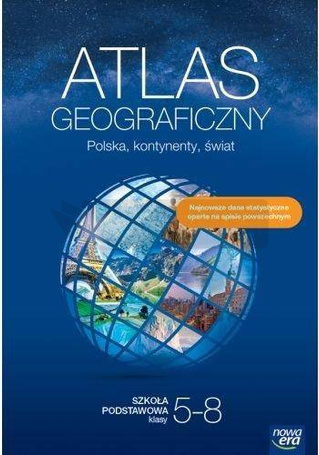 Atlas geograficzny SP Polska, kontynenty...w.2023