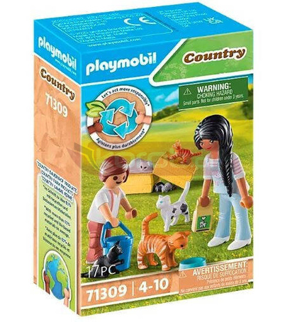 Zestaw z figurkami Country 71309 Rodzina kotków