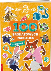 Disney Zwierzogród 2. 100 Brokatowych Naklejek