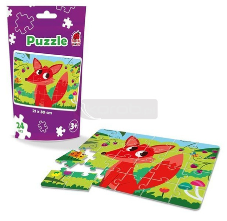 Puzzle edukacyjne - Lisek