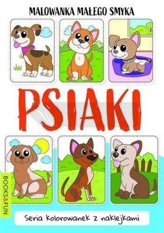 Malowanka małego smyka. Psiaki