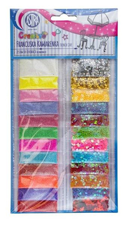 Zestaw do dekoracji Francuska Kawiarenka mix 24x2g