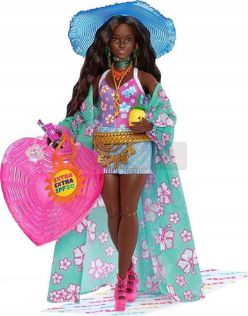 LALKA BARBIE EXTRA FLY zestaw wakacyjny PLAŻOWY HPB14