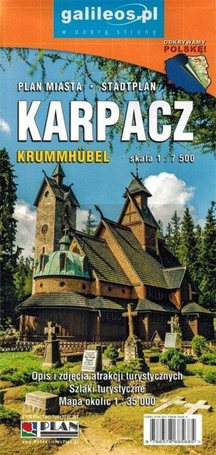 Plan miasta - Karpacz 1:7 500