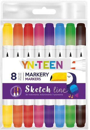 Marker Sketch Line 8 kolorów YN TEEN