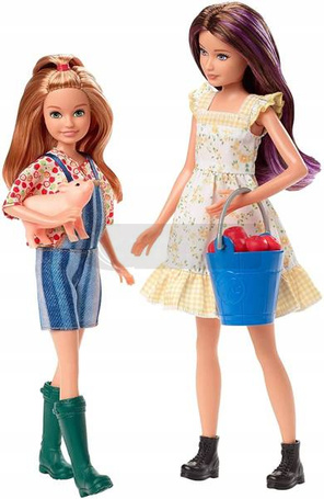 Lalka Barbie Siostry na farmie GHT16