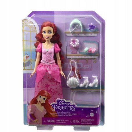 LALKA KSIĘŻNICZKA ARIELKA Disney Princess + akcesoria HLX34