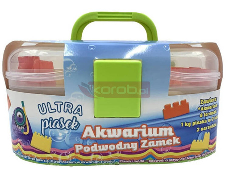 Ultra Piasek - walizka ZAMEK 8 foremek + 2 narzędzia