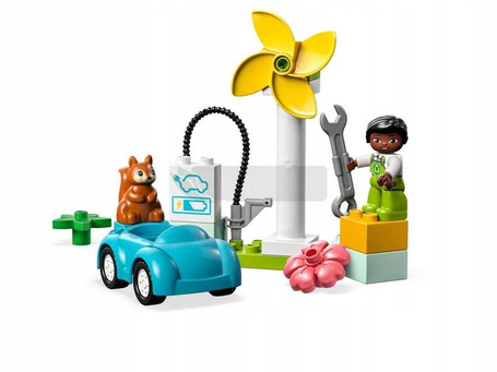 LEGO DUPLO 10985 TURBINA WIATROWA I SAMOCHÓD ELEKT