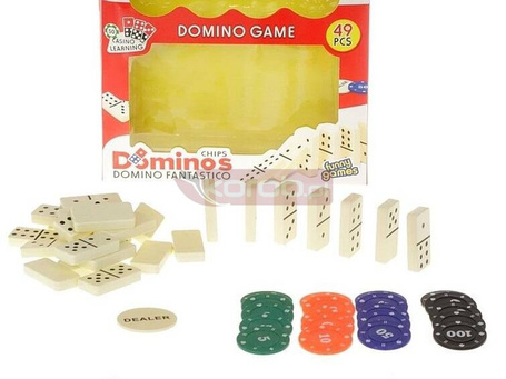 Domino z żetonami 49el
