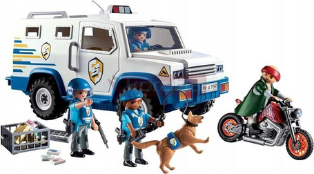 PLAYMOBIL ACT!ON HEROES 71597 Transporter pieniędzy