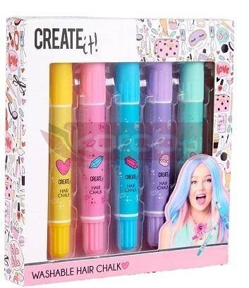 Kreda do włosów 5szt CREATE IT!