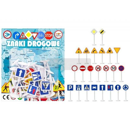 Znaki drogowe 21el