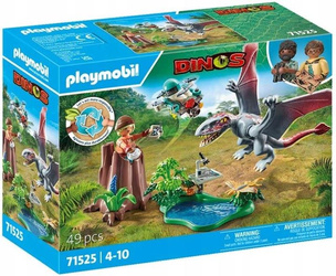 PLAYMOBIL DINOS 71525 STACJA BADAWCZA DLA DINOZAURÓW DIMORFODONÓW