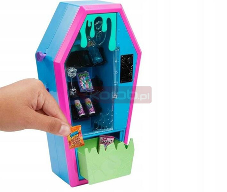 MONSTER HIGH SALONIK UCZNIÓW zestaw z mebelkami i akcesoriami HNF67
