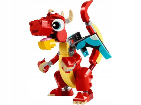 LEGO CREATOR 3W1 31145 CZERWONY SMOK zestaw klocków dla dzieci +6 lat