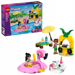 LEGO FRIENDS 42658 IMPREZA NA BASENIE FLAMING zestaw klocków dla dzieci +5
