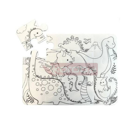 Puzzle Dinozaury Funny Mat STRIGO