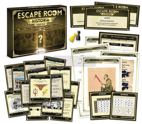Gra escape room. Historia