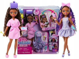 LALKA BARBIE DREAM BESTIES BROOKLYN Wyszykuj się ze mną, zestaw z ubrankami JGG39