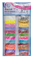 Zestaw do dekoracji Francuska Kawiarenka mix 24x2g