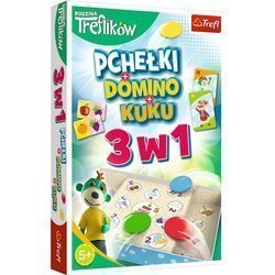 Gra Trefliki 3 w 1 Pchełki Domino Kuku