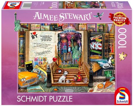 Puzzle PQ 1000 Wspomnienia z Nowego Jorku / USA