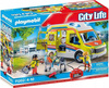 PLAYMOBIL 71202 KARETKA POGOTOWIA ZE ŚWIATŁEM I DŹ