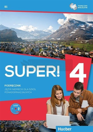 Super! 4 Zeszyt ćwiczeńi B1 + CD HUEBER