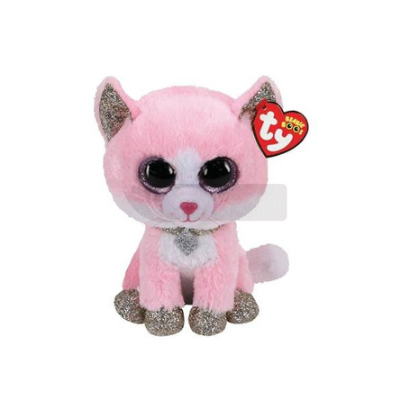 Beanie Boos Fiona - Różowy kot 15cm