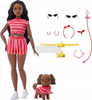 LALKA BARBIE TWINNING LOOK lalka Barbie i piesek w ubranku JFP37