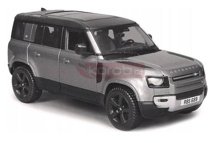 Land Rover Defender 2022 silver 1:24 BBURAGO