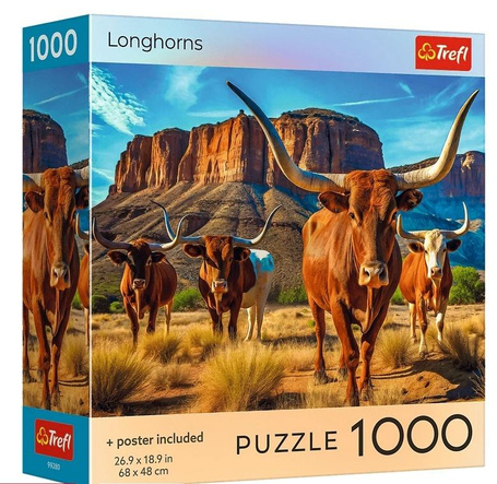 Puzzle 1000 USA Collection: Longhorns TREFL