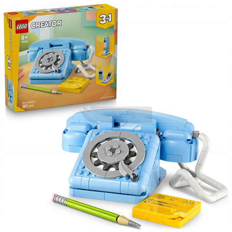 KLOCKI LEGO CREATOR 3W1 31174 TELEFON W STYLU RETRO