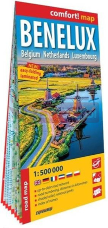 comfort!map Benelux. Belgia, Holandia, Luksemburg