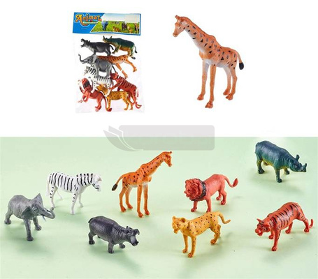 Zwierzęta zoo 8szt