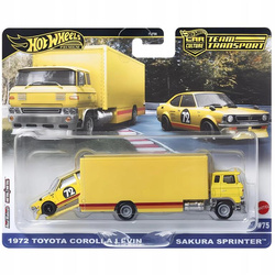 HOT WHEELS Team Transport #75 JBM34 1972 Toyota Corolla Levin/Sakura Sprint