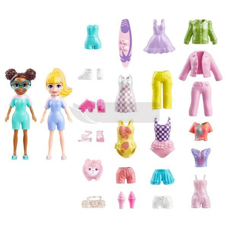 Polly Pocket Zestaw modowy duży z 2 lalkami HRD61