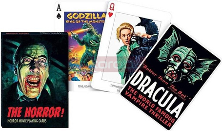 Karty pojedyncze international Horrory PIATNIK