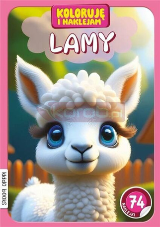 Koloruję i naklejam, Lamy