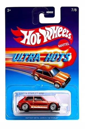 HOT WHEELS ULTRA HOTS 7/8 '91 Toyota Starlet KP61 JBY66
