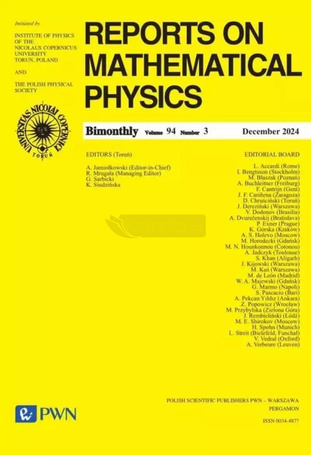 Reports on Mathematical Physics 94/3