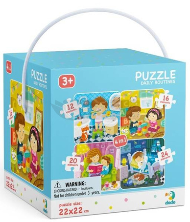 Puzzle 4w1 Mój dzień