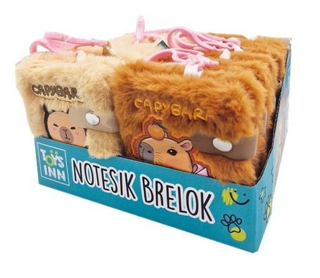 Notesik brelok Kapibara mix