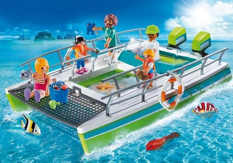 Playmobil 9233 Łódź ze szklanym dnem i silnikiem podwodnym