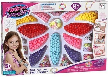 Zestaw koralików do robienia biżuterii