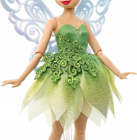 DISNEY LALKA TINKER BELL Dzwoneczek, lalka kolekcjonerska 100-lat Disneya HLX67