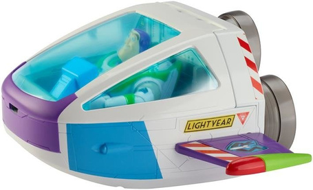 Toy Story 4 Statek kosmiczny Buzza Astrala Zestaw do zabawy + figurka i dodatkowy pojazd