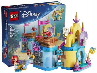 KLOCKI LEGO DISNEY 43285 Magiczny minipałac Arielki, zestaw dla dzieci +5