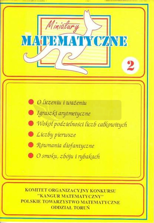 Miniatury matematyczne 02 SP- O liczeniu i ważeniu